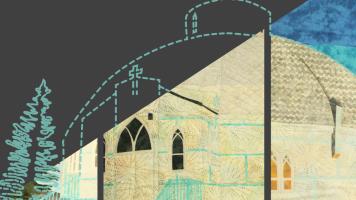 Graphic of Inuvik church quilt
