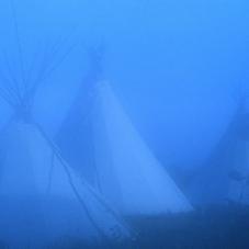 Morning fog in July.