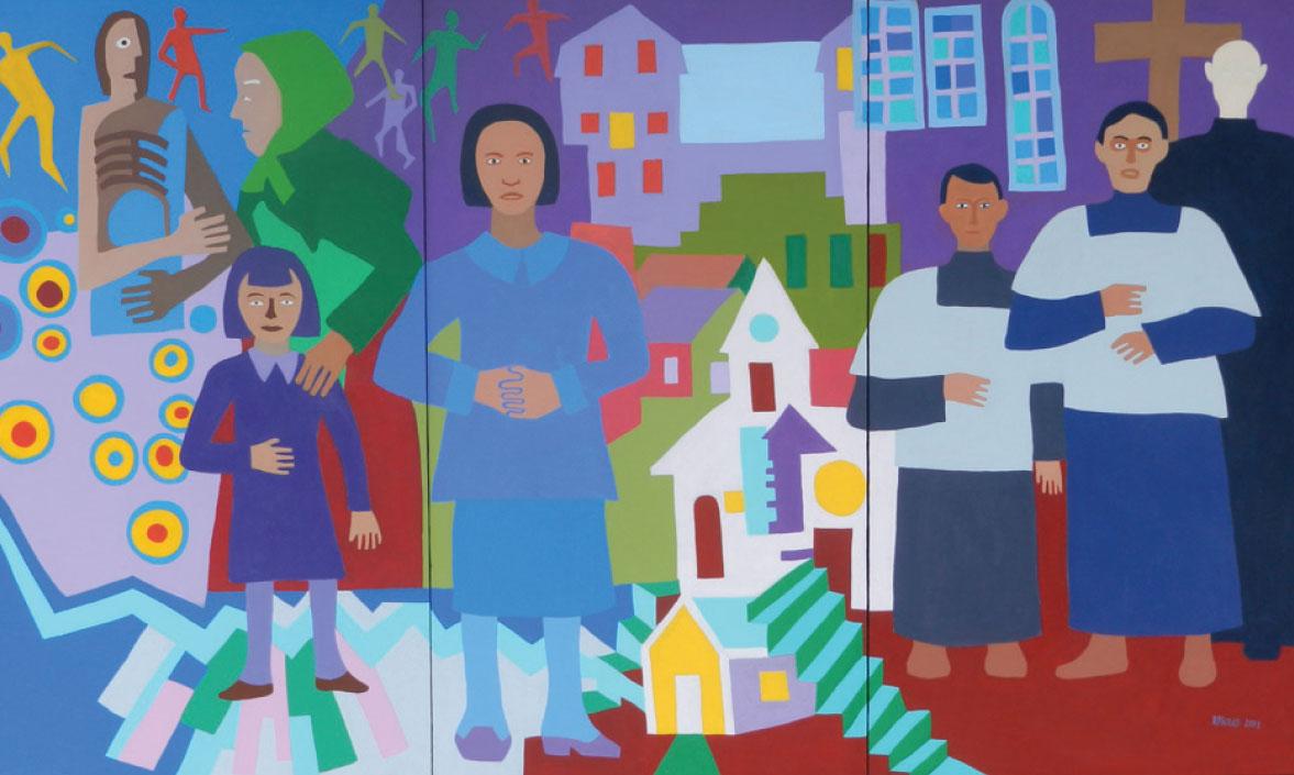 Image of painting by Robert Burke